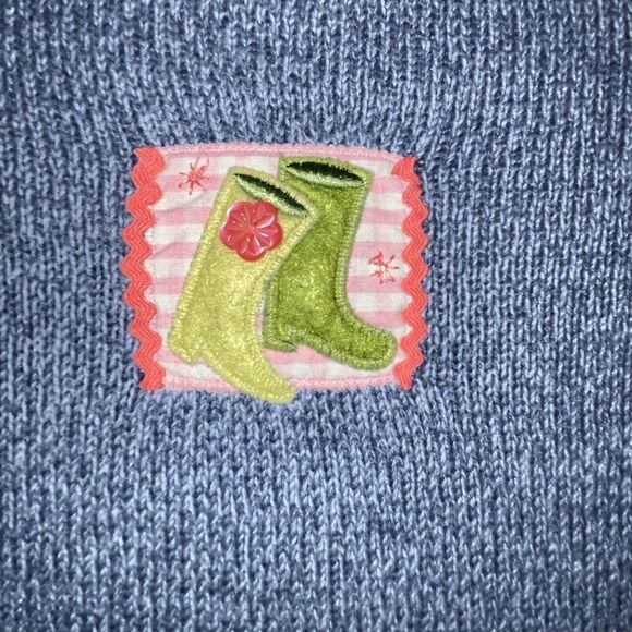 Christopher Banks Spring Sweater Lot Of 2 Wmns Sz Med Cotton Blend Garden - Picture 10 of 16